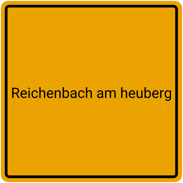 Meldebestätigung Reichenbach am Heuberg